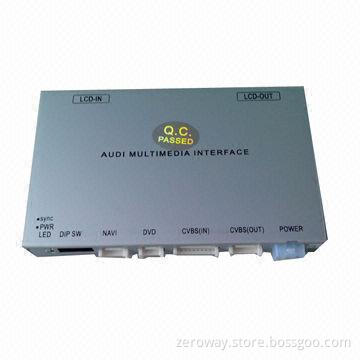 Car Video Interface, Fit for Audi A6/A8 2004-2008 Model, with Original Screen of 7 Inches